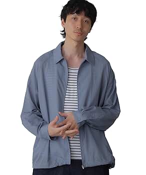 OMGC ネイビー ジップアップジャケット OMGC ネイビー ジップアップジャケット